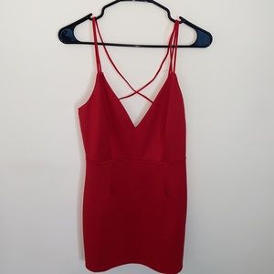 NWT: Red Tobi Mini Dress